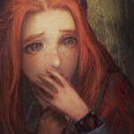bluebird&#39;s lament in red